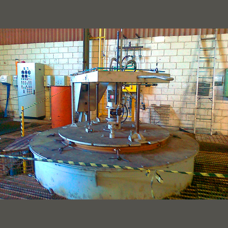 HORNOS BATCH CARGA VERTICAL A GAS CALEFACC. MEDIANTE QUEMADORES DE ALTA VELOCIDAD 1150°C mod. “BV-G-HV” HORNOS BATCH CARGA VERTICAL A GAS CALEFACC. MEDIANTE QUEMADORES DE ALTA VELOCIDAD 1150°C mod. “BV-G-HV”