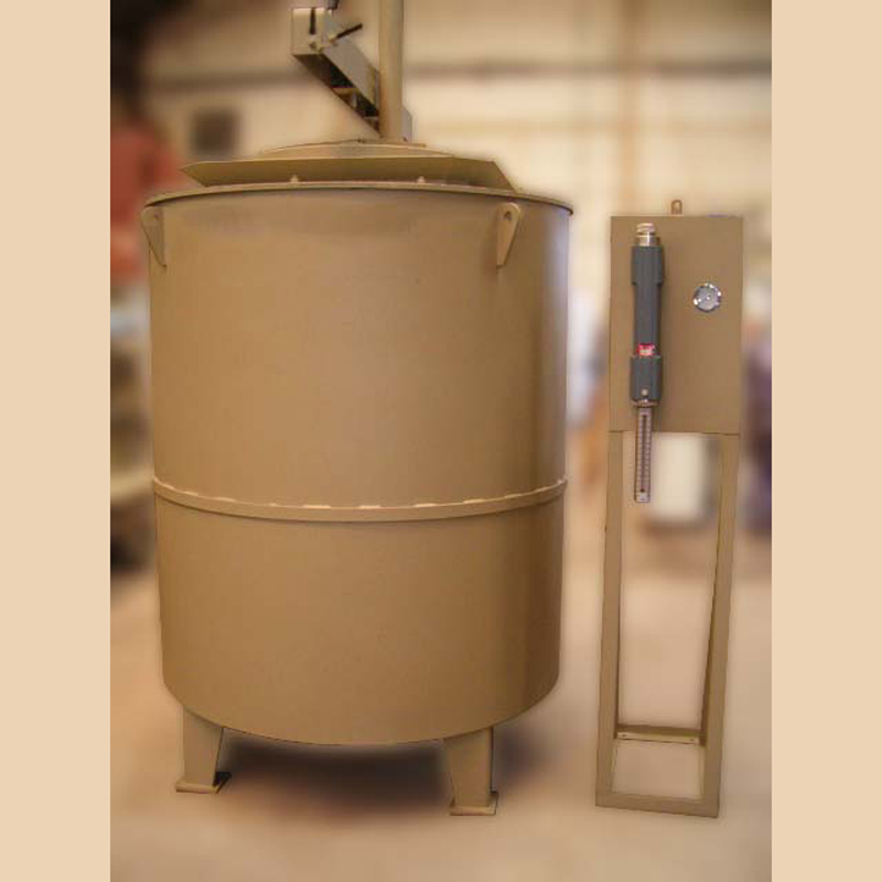 HORNOS BATCH CARGA VERTICAL TIPO DE LECHO FLUIDIZADO ELÉCTRICOS O GAS mod. “BV-LF” HORNOS BATCH CARGA VERTICAL TIPO DE LECHO FLUIDIZADO ELÉCTRICOS O GAS mod. “BV-LF”