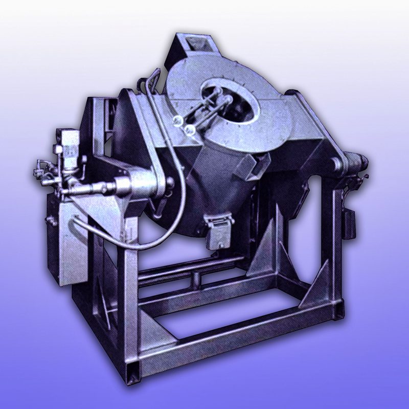 HORNO PARA FUSIÓN DE METALES NO FERROSOS CON SISTEMA DE VUELCO